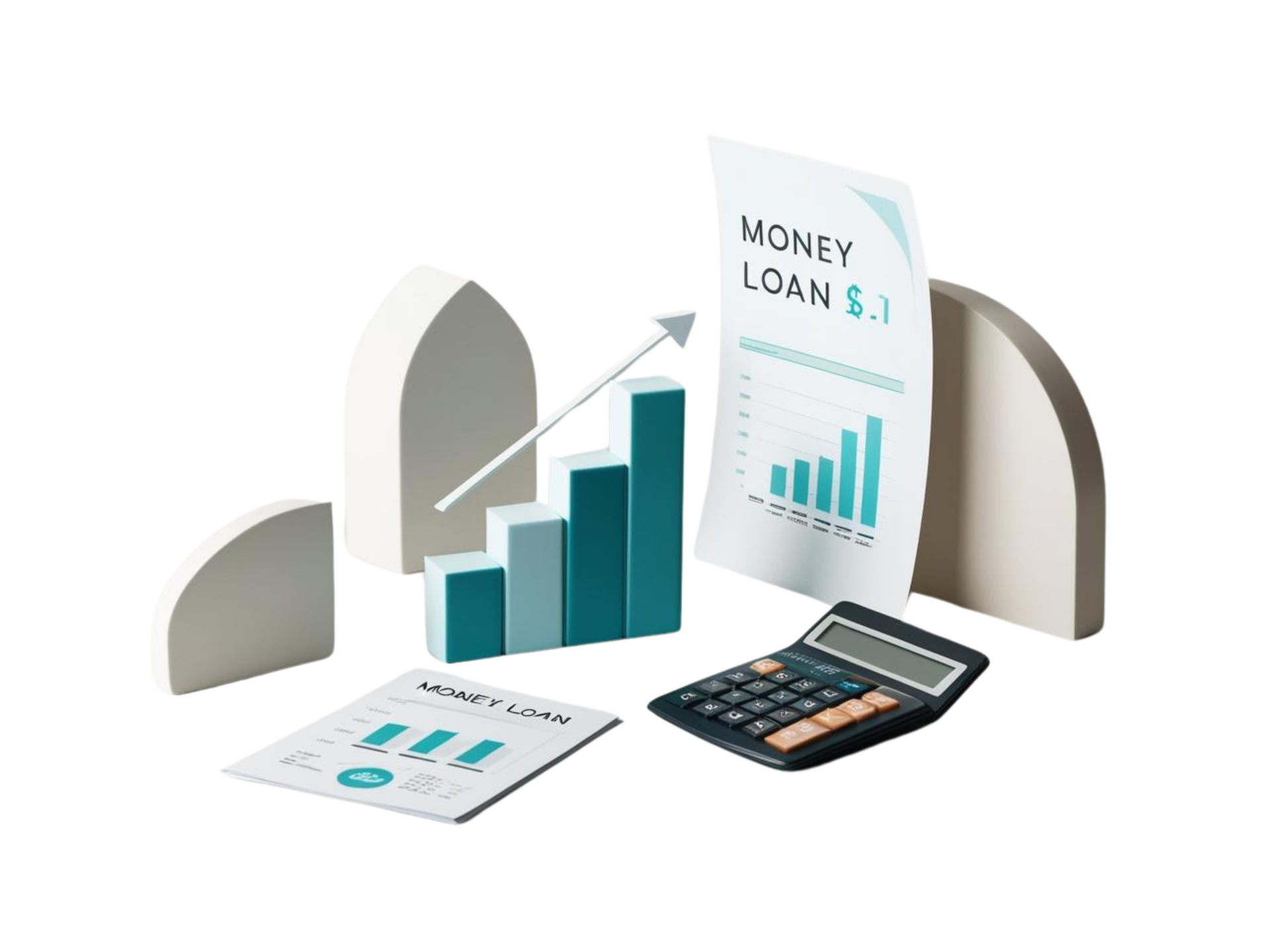 Loan analysis with charts and calculator